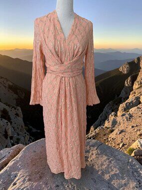 River Island Summer Sequin Dress just peachy sz 8 NWOT In Other Words